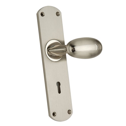 "Abner" Zinc Handle with Back Plate